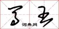朱锡荣马王草书怎么写