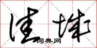 朱锡荣佳城草书怎么写