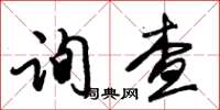 朱锡荣询查草书怎么写
