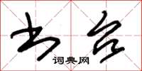 朱锡荣书台草书怎么写