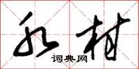 朱锡荣水村草书怎么写