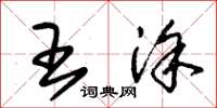 朱锡荣王涂草书怎么写