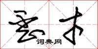 朱锡荣歪才草书怎么写