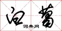 朱锡荣白葛草书怎么写
