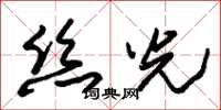 朱锡荣丝光草书怎么写