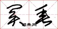 朱锡荣关垂草书怎么写