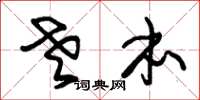 朱锡荣老本草书怎么写