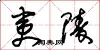朱锡荣夷陵草书怎么写
