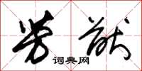 朱锡荣芳猷草书怎么写