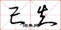 曾庆福己知草书怎么写