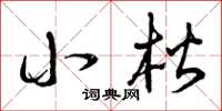 曾庆福小楷草书怎么写