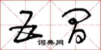 曾庆福五间草书怎么写