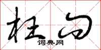 曾庆福枉问草书怎么写