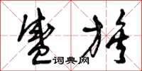 曾庆福盛族草书怎么写