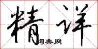 钱沛云精详行书怎么写