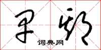 梁锦英早期草书怎么写
