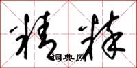 梁锦英精粹草书怎么写