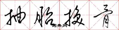 梁锦英抽胎换骨草书怎么写
