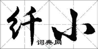 胡问遂纤小行书怎么写