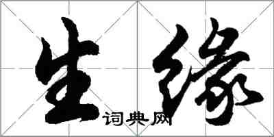 胡问遂生缘行书怎么写