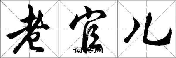 胡问遂老官儿行书怎么写
