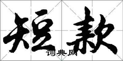 胡问遂短款行书怎么写