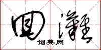 王冬龄回滩草书怎么写
