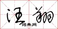 王冬龄汪翔草书怎么写