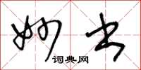 王冬龄妙书草书怎么写