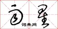 王冬龄雨星草书怎么写