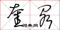 王冬龄奎阁草书怎么写