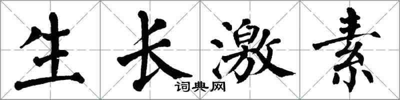 翁闿运生长激素楷书怎么写