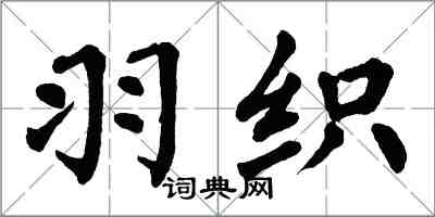 翁闿运羽织楷书怎么写