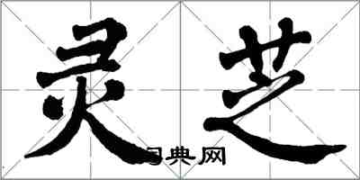 翁闿运灵芝楷书怎么写