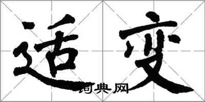 翁闿运适变楷书怎么写