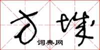 王冬龄方城草书怎么写
