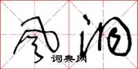 王冬龄风洞草书怎么写