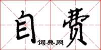 周炳元自费楷书怎么写