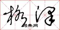 王冬龄格泽草书怎么写