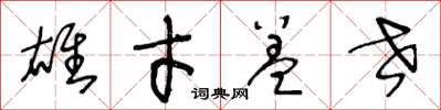 王冬龄雄才盖世草书怎么写