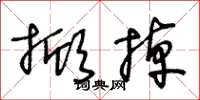 王冬龄掀掉草书怎么写