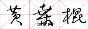 王冬龄黄桑棍草书怎么写