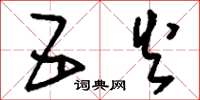 刘少英五火草书怎么写