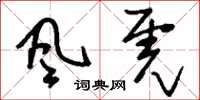 刘少英風虎草书怎么写