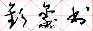 刘少英钦玺书草书怎么写