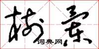 刘少英树兰草书怎么写