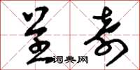刘少英呈奇草书怎么写