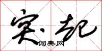 朱锡荣突起草书怎么写