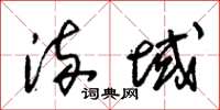 朱锡荣流域草书怎么写