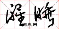刘少英醒睡草书怎么写
